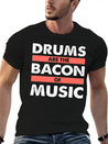 Drums Concert Birthday Christmas Gift Lightweight Cotton T-Shirt – Daily Comfort Graphic Shirt