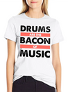 Drums Concert Birthday Christmas Gift Lightweight Cotton T-Shirt – Daily Comfort Graphic Shirt