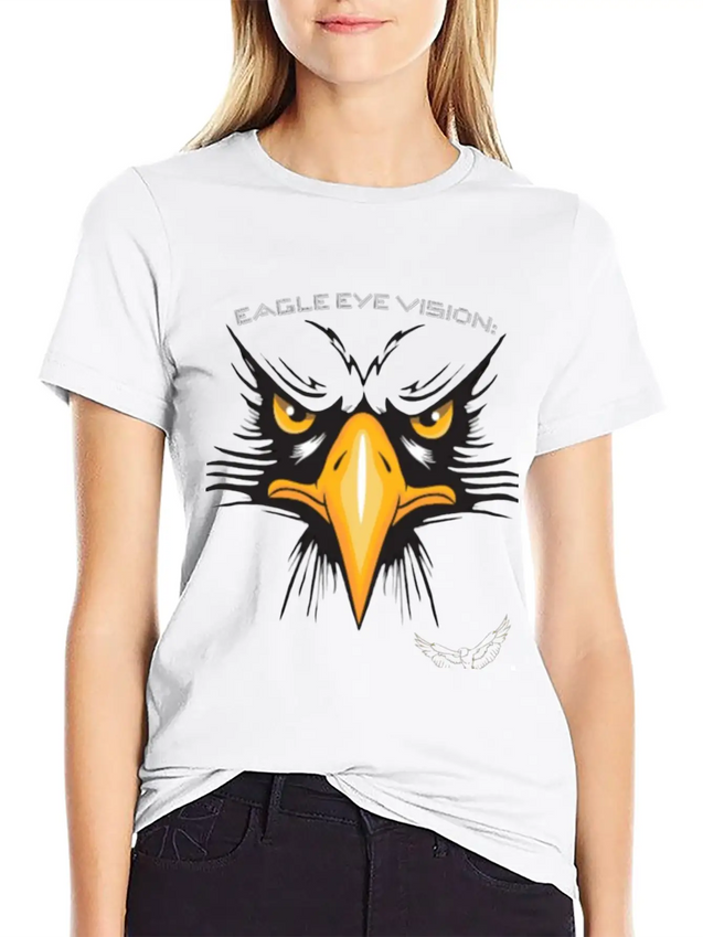 Eagle Eye Vision Lightweight Cotton T-Shirt – Daily Comfort Graphic Shirt