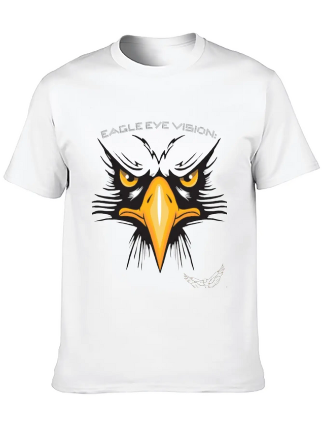 Eagle Eye Vision Lightweight Cotton T-Shirt – Daily Comfort Graphic Shirt