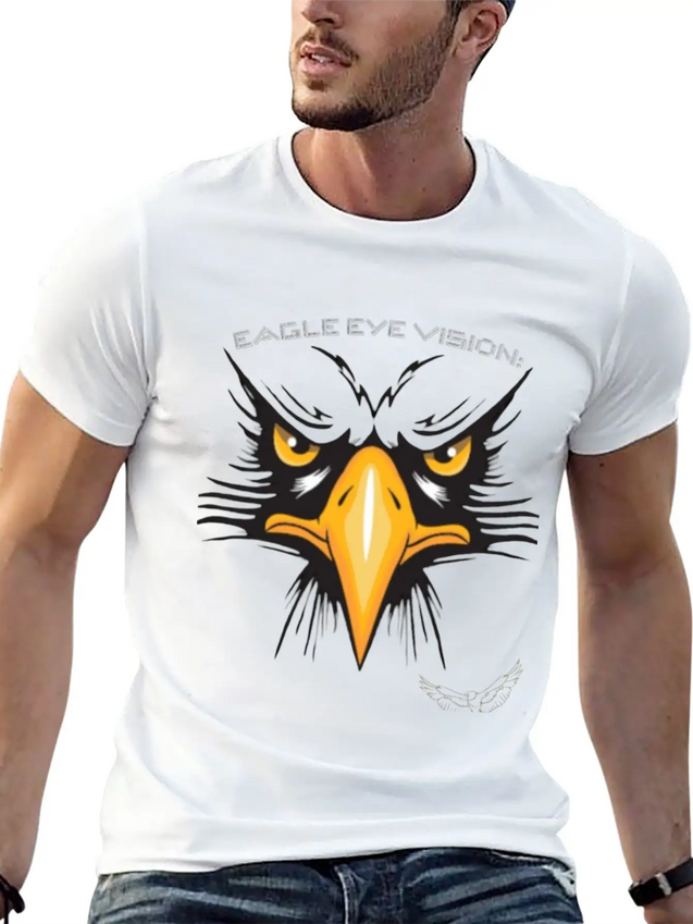 Eagle Eye Vision Lightweight Cotton T-Shirt – Daily Comfort Graphic Shirt