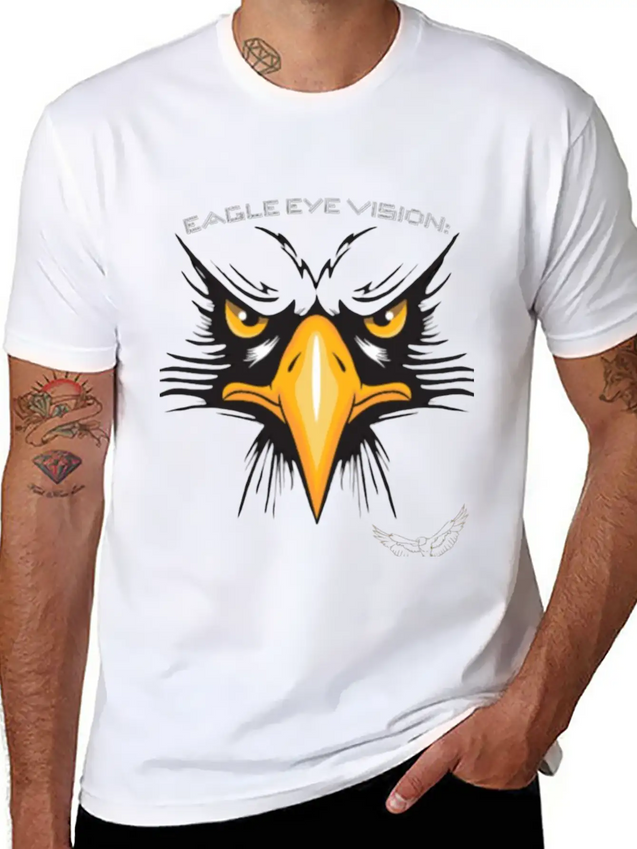 Eagle Eye Vision Lightweight Cotton T-Shirt – Daily Comfort Graphic Shirt