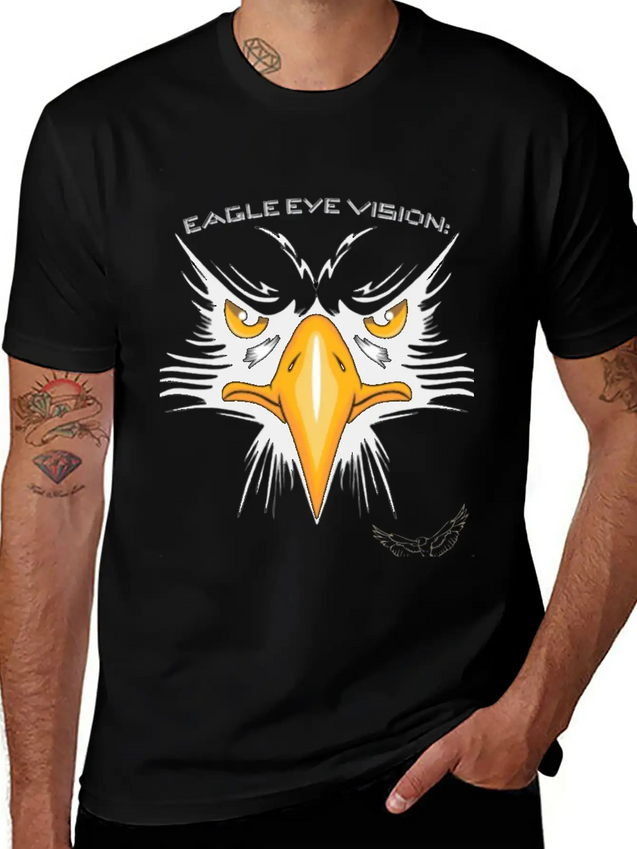 Eagle Eye Vision Lightweight Cotton T-Shirt – Daily Comfort Graphic Shirt