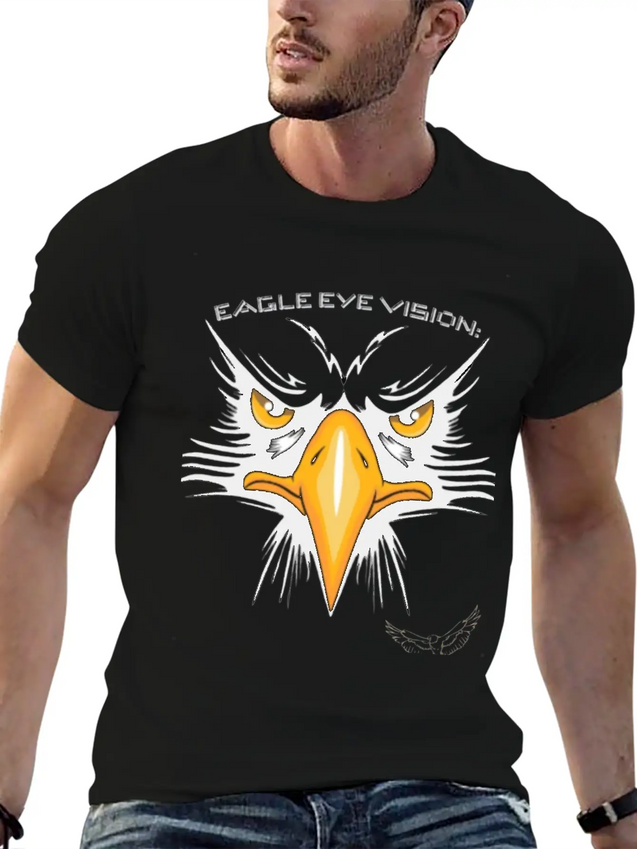 Eagle Eye Vision Lightweight Cotton T-Shirt – Daily Comfort Graphic Shirt