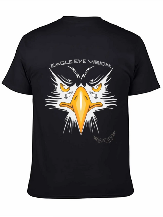 Eagle Eye Vision Lightweight Cotton T-Shirt – Daily Comfort Graphic Shirt