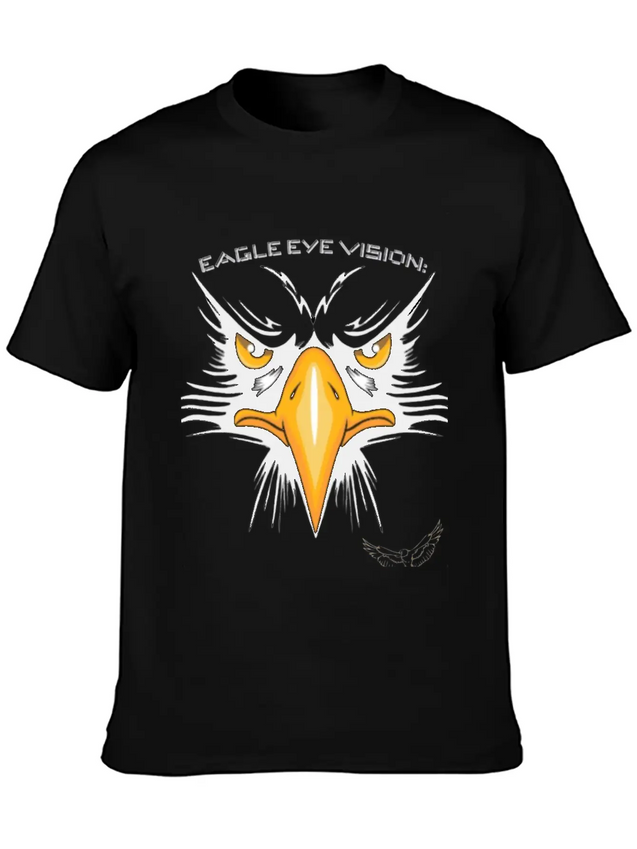 Eagle Eye Vision Lightweight Cotton T-Shirt – Daily Comfort Graphic Shirt