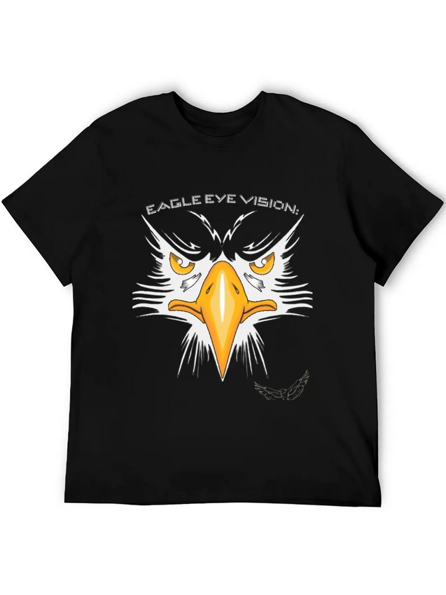 Eagle Eye Vision Lightweight Cotton T-Shirt – Daily Comfort Graphic Shirt