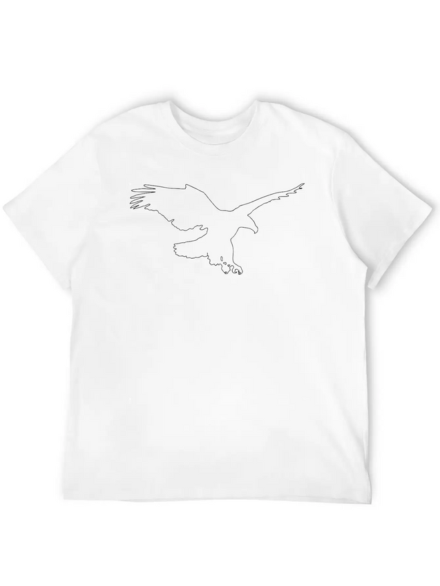 Eagle Lightweight Cotton T-Shirt – Daily Comfort Graphic Shirt