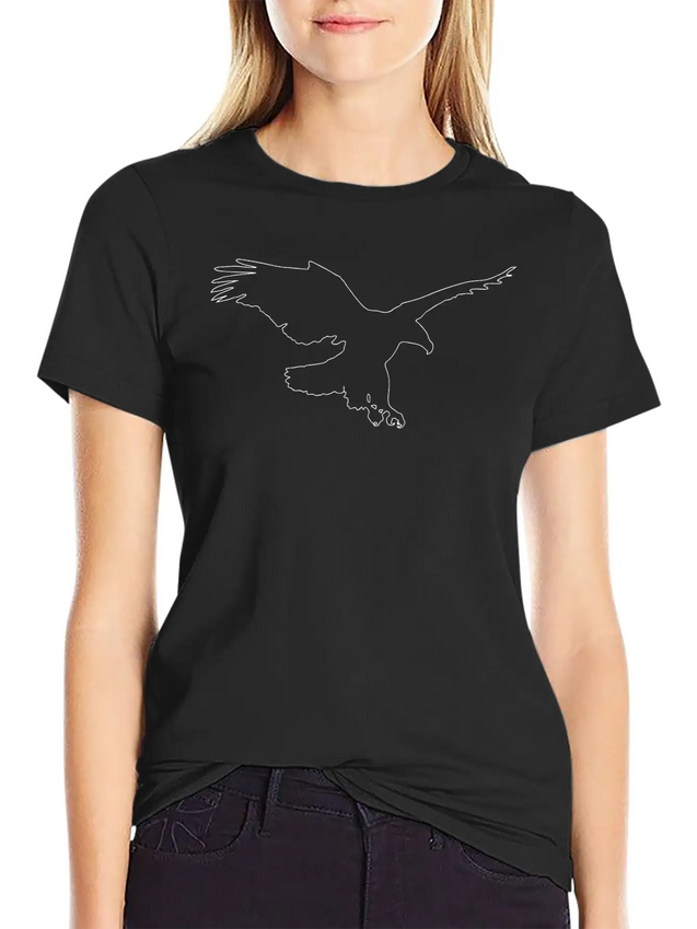 Eagle Lightweight Cotton T-Shirt – Daily Comfort Graphic Shirt