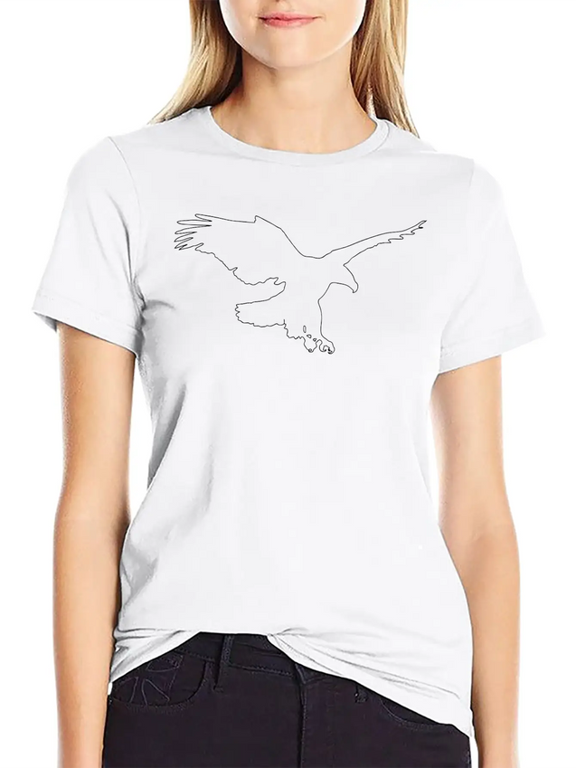 Eagle Lightweight Cotton T-Shirt – Daily Comfort Graphic Shirt