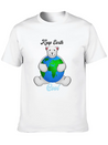 Earth Day Icebear Lightweight Cotton T-Shirt – Daily Comfort Graphic Shirt