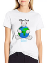 Earth Day Icebear Lightweight Cotton T-Shirt – Daily Comfort Graphic Shirt