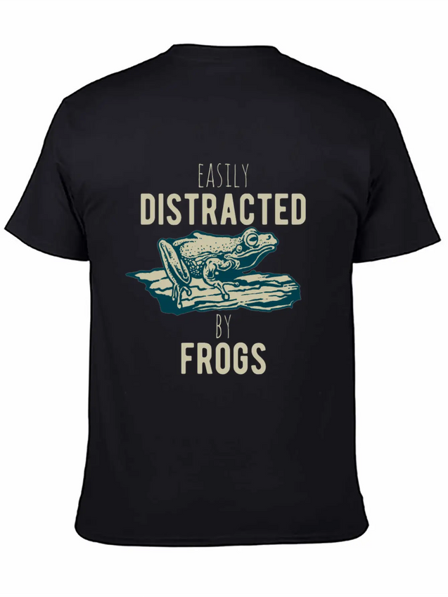 Easily Distracted Fogs Giftidea Lightweight Cotton T-Shirt – Daily Comfort Graphic Shirt