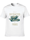 Easily Distracted Fogs Giftidea Lightweight Cotton T-Shirt – Daily Comfort Graphic Shirt