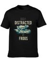 Easily Distracted Fogs Giftidea Lightweight Cotton T-Shirt – Daily Comfort Graphic Shirt