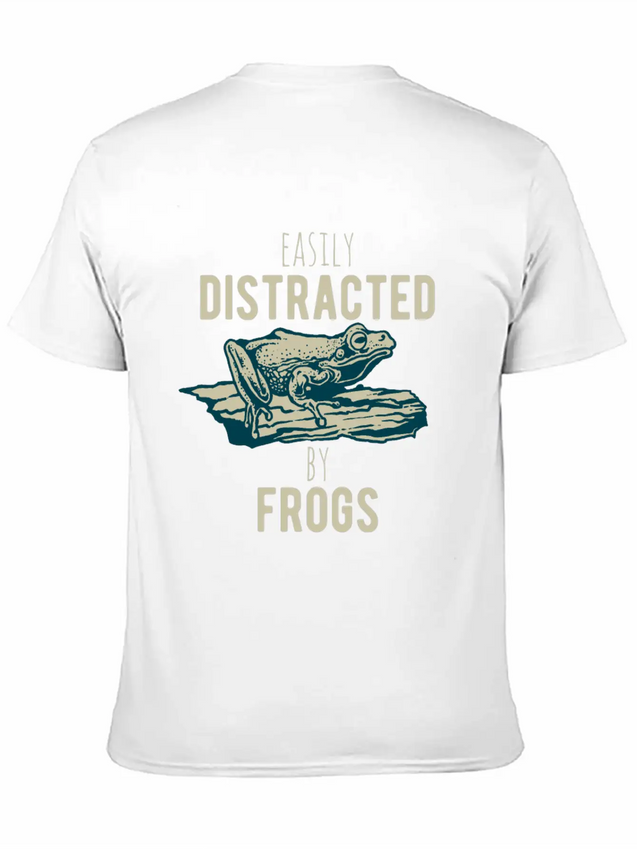 Easily Distracted Fogs Giftidea Lightweight Cotton T-Shirt – Daily Comfort Graphic Shirt