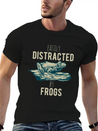 Easily Distracted Fogs Giftidea Lightweight Cotton T-Shirt – Daily Comfort Graphic Shirt