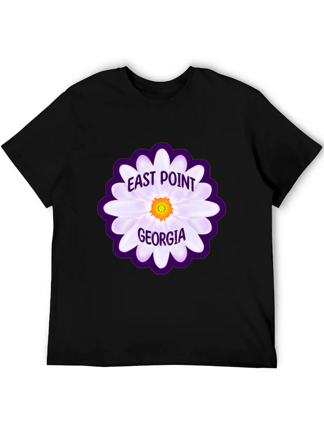 East Point Georgia Lightweight Cotton T-Shirt – Daily Comfort Graphic Shirt