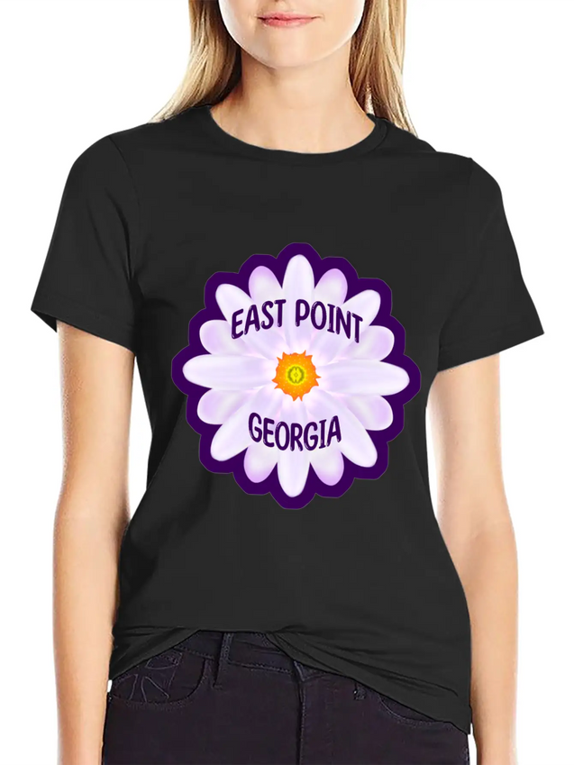East Point Georgia Lightweight Cotton T-Shirt – Daily Comfort Graphic Shirt