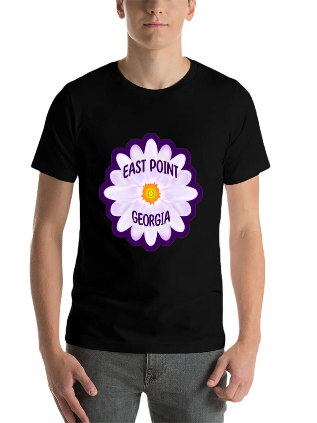 East Point Georgia Lightweight Cotton T-Shirt – Daily Comfort Graphic Shirt