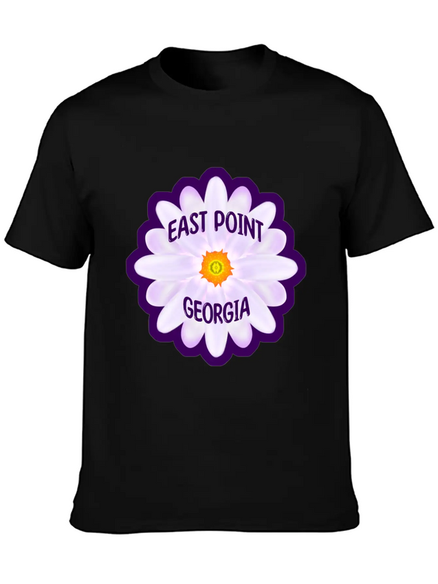 East Point Georgia Lightweight Cotton T-Shirt – Daily Comfort Graphic Shirt