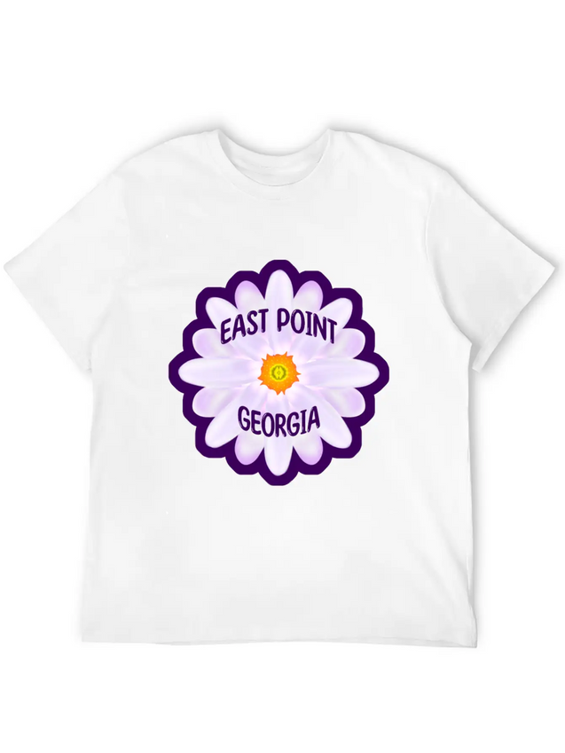 East Point Georgia Lightweight Cotton T-Shirt – Daily Comfort Graphic Shirt