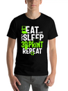 Eat Sleep 3D Print Repeat, Filament 3D Printer Lightweight Cotton T-Shirt – Daily Comfort Graphic Shirt