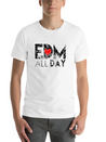 EDM All Day Disco Rave Electronic Dance Music Lightweight Cotton T-Shirt – Daily Comfort Graphic Shirt