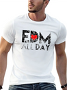 EDM All Day Disco Rave Electronic Dance Music Lightweight Cotton T-Shirt – Daily Comfort Graphic Shirt