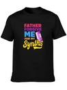 EDM Rave Techno Father Forgive Me For My Synths Lightweight Cotton T-Shirt – Daily Comfort Graphic Shirt