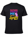 EDM Rave Techno Father Forgive Me For My Synths Lightweight Cotton T-Shirt – Daily Comfort Graphic Shirt