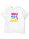 EDM Rave Techno Father Forgive Me For My Synths Lightweight Cotton T-Shirt – Daily Comfort Graphic Shirt