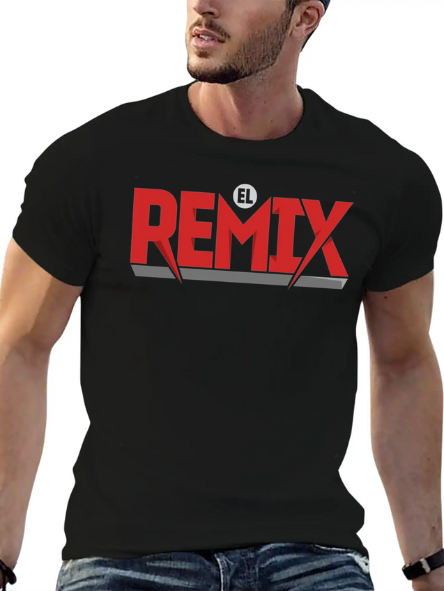 El Remix Lightweight Cotton T-Shirt – Daily Comfort Graphic Shirt