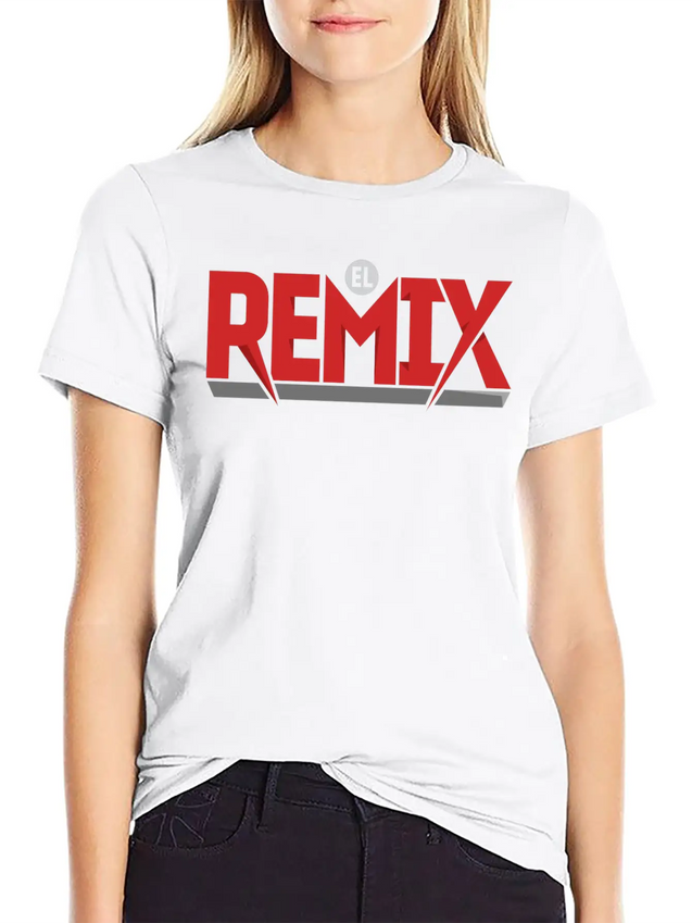 El Remix Lightweight Cotton T-Shirt – Daily Comfort Graphic Shirt