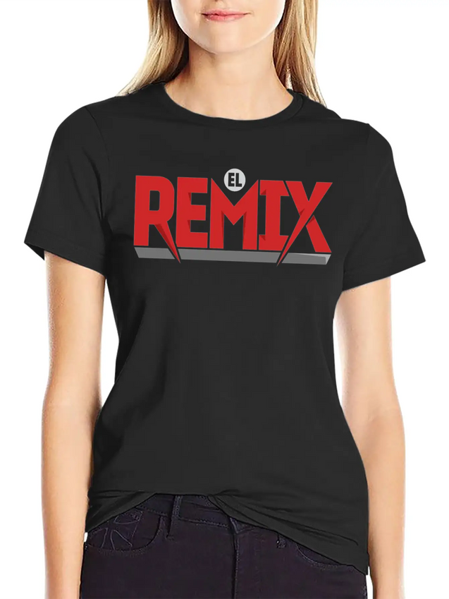 El Remix Lightweight Cotton T-Shirt – Daily Comfort Graphic Shirt