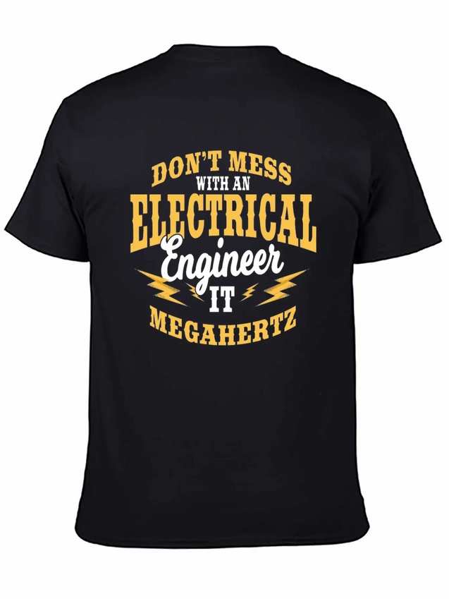Electrical Engineer It Megahertz Lightweight Cotton T-Shirt – Daily Comfort Graphic Shirt