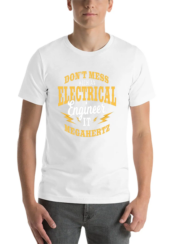 Electrical Engineer It Megahertz Lightweight Cotton T-Shirt – Daily Comfort Graphic Shirt