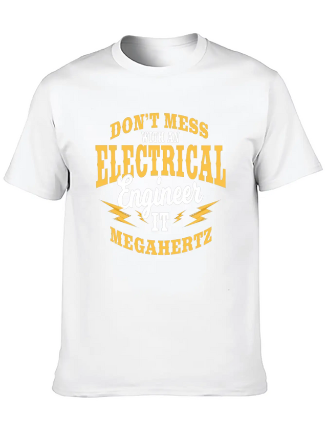 Electrical Engineer It Megahertz Lightweight Cotton T-Shirt – Daily Comfort Graphic Shirt