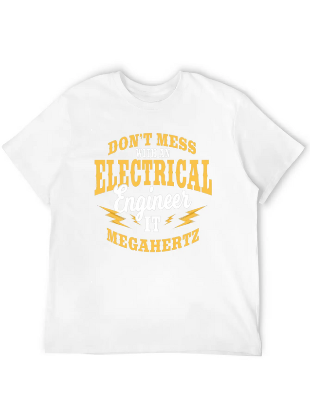 Electrical Engineer It Megahertz Lightweight Cotton T-Shirt – Daily Comfort Graphic Shirt