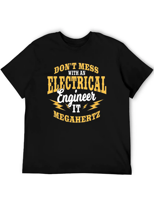 Electrical Engineer It Megahertz Lightweight Cotton T-Shirt – Daily Comfort Graphic Shirt