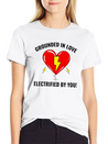 Electrician Valentine Love Grounded Romantic Lightweight Cotton T-Shirt – Daily Comfort Graphic Shirt