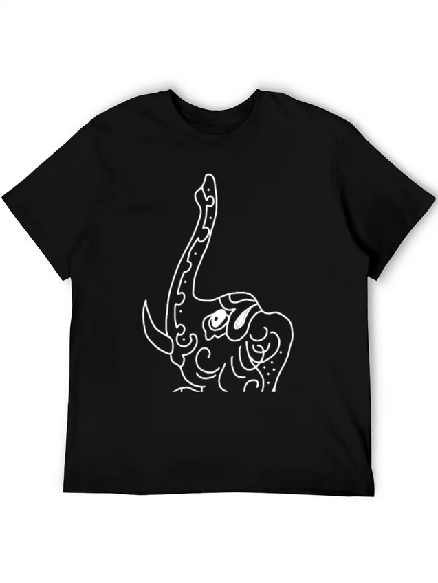 Elephant Jewelry Indian Decorated Lightweight Cotton T-Shirt – Daily Comfort Graphic Shirt