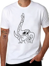 Elephant Jewelry Indian Decorated Lightweight Cotton T-Shirt – Daily Comfort Graphic Shirt
