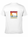 Elephant Retro Lightweight Cotton T-Shirt – Daily Comfort Graphic Shirt