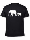 Elephants Lightweight Cotton T-Shirt – Daily Comfort Graphic Shirt
