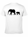 Elephants Lightweight Cotton T-Shirt – Daily Comfort Graphic Shirt