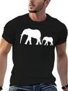 Elephants Lightweight Cotton T-Shirt – Daily Comfort Graphic Shirt