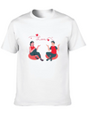 Emotional Connection Lover Lightweight Cotton T-Shirt – Daily Comfort Graphic Shirt