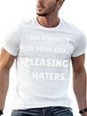 Encouraging People Self Care Motivator Positivity Lightweight Cotton T-Shirt – Daily Comfort Graphic Shirt