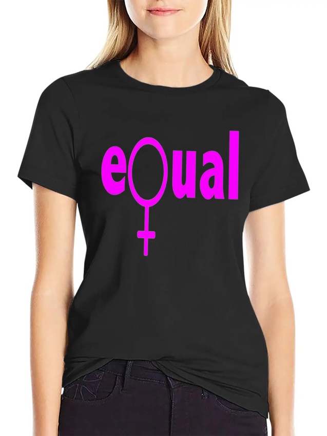 Equal Lightweight Cotton T-Shirt – Daily Comfort Graphic Shirt